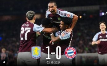 Aston Villa Bungkam Bayern Munchen 1-0 di Villa Park