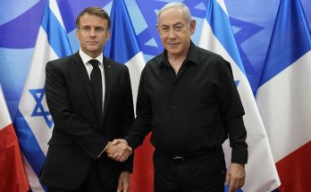 Emmanuel Macron & Benjamin Netanyahu