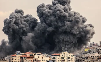 Gaza bombed by Israel