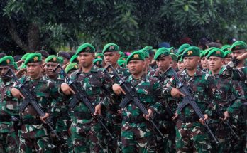 Markas Besar Tentara Nasional Indonesia (Mabes TNI) mengumumkan pengerahan 79.247 prajurit dari tiga matra.